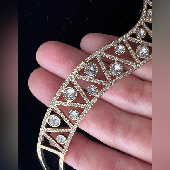 NIB New in Box Swarovski Crystal Bib Necklace - Picture 3 of 7